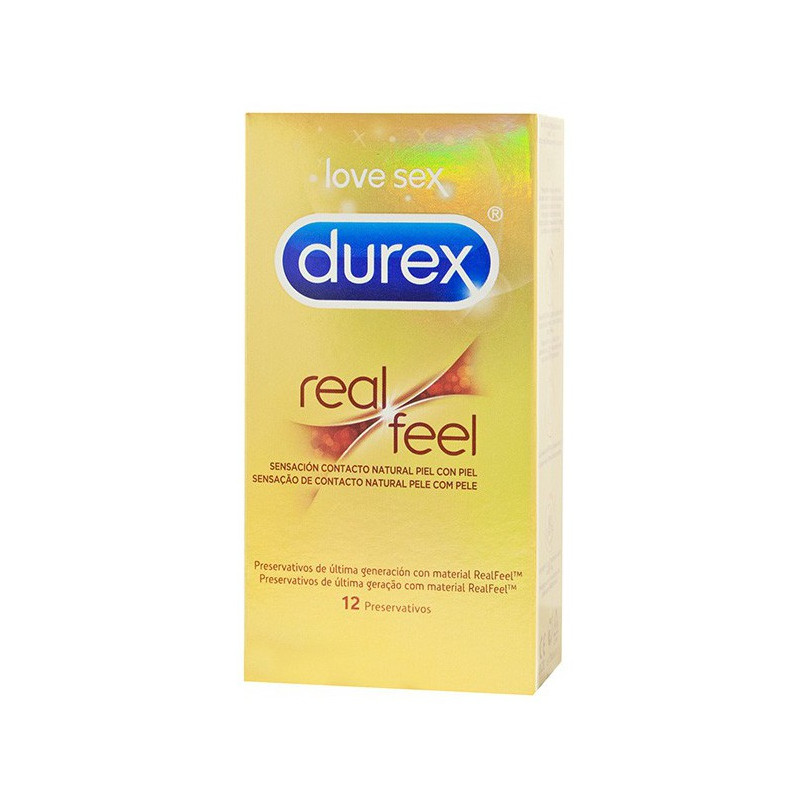 Durex Préservatifs sans latex Real Feel 56mm x12